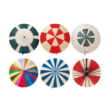 24 Ribs Manual Straight Umbrella with Different Designs (YS-R1082R)